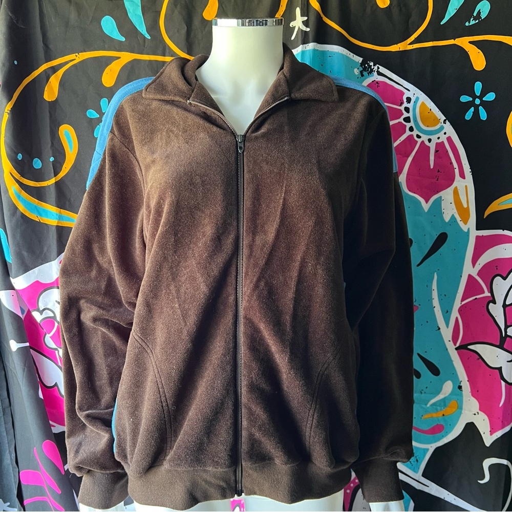 🍒💣 Vintage 80’s wrangler athletic fleece style jacket - Picture 4 of 9